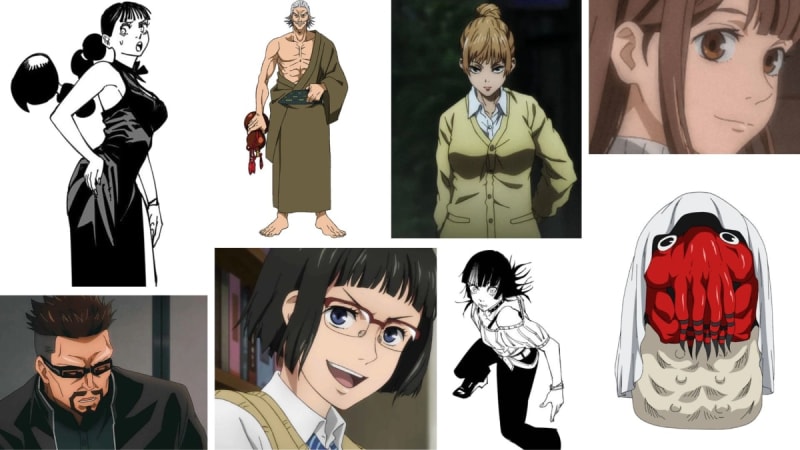 Anime, Jujutsu Kaisen, Shoko Ieiri, Yuki Tsukumo, Mei Mei (Jujutsu Kaisen),  Utahime Iori, HD wallpaper