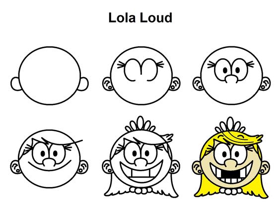 Lola Loud - 100 Easy to Draw Cartoon Characters by @animationnation -  Listium