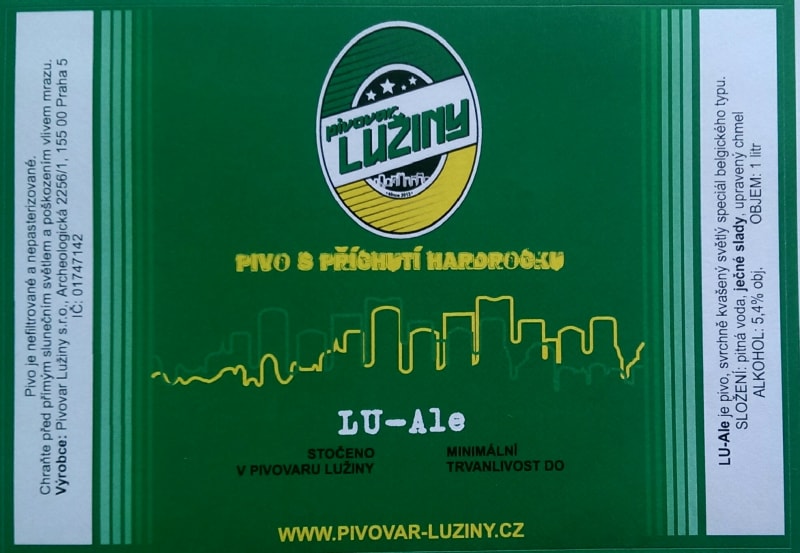 Lužiny LU-Ale v. zelená Etk. A