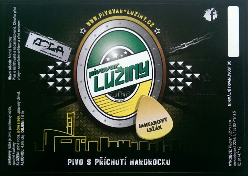 Lužiny Jantarový ležák v. černá Etk. A