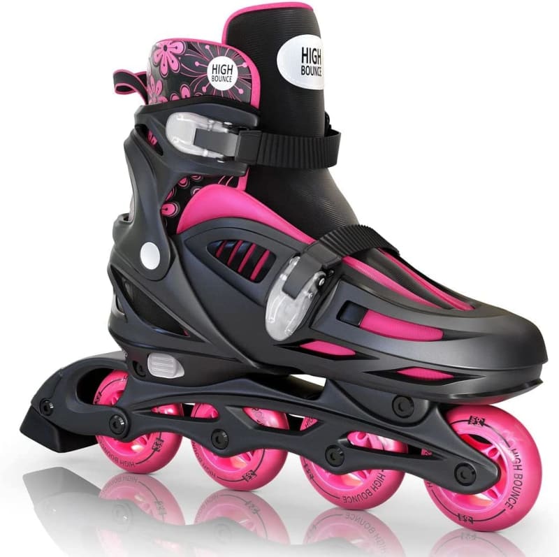 Adjustable Inline Skate for Adults and Kids Lightweight Skates with Smooth Gel Wheels