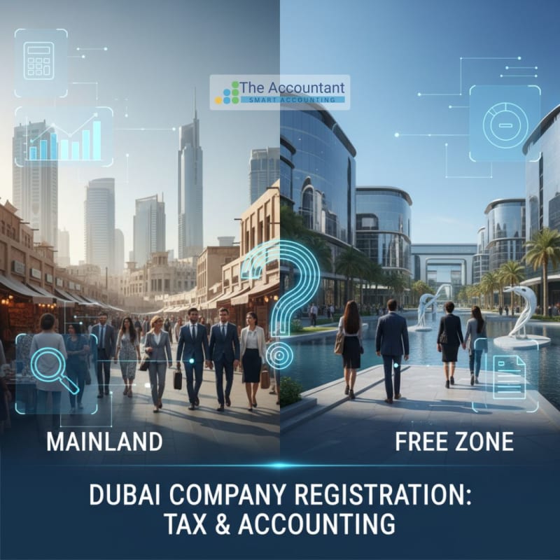 Mainland vs Free Zone: Accounting & Tax Considerations Before You Register a Company in Dubai