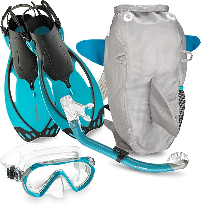 Head Sea Pals Character Kids Mask Fin Snorkel Set