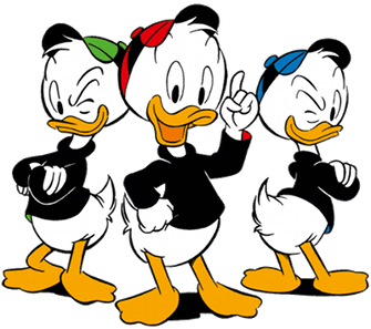 Huey, Dewey and Louie