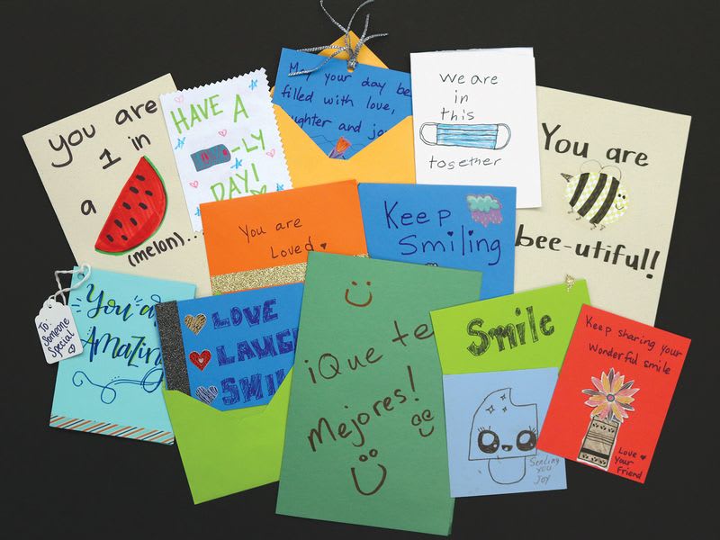 Make cards for nursing home residents