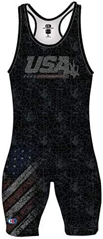 The Patriot USA Wrestling Sublimated Singlet