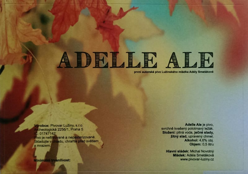 Lužinský Adelle Ale Etk. A