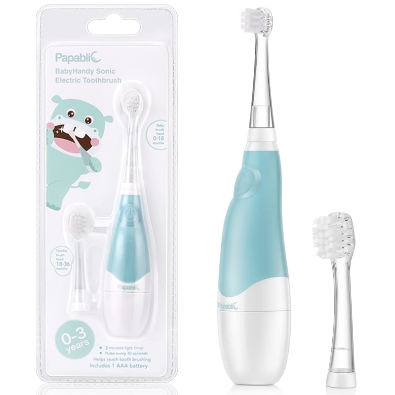 BabyHandy 2-Stage Sonic Electric Toothbrush for Babies and Toddlers