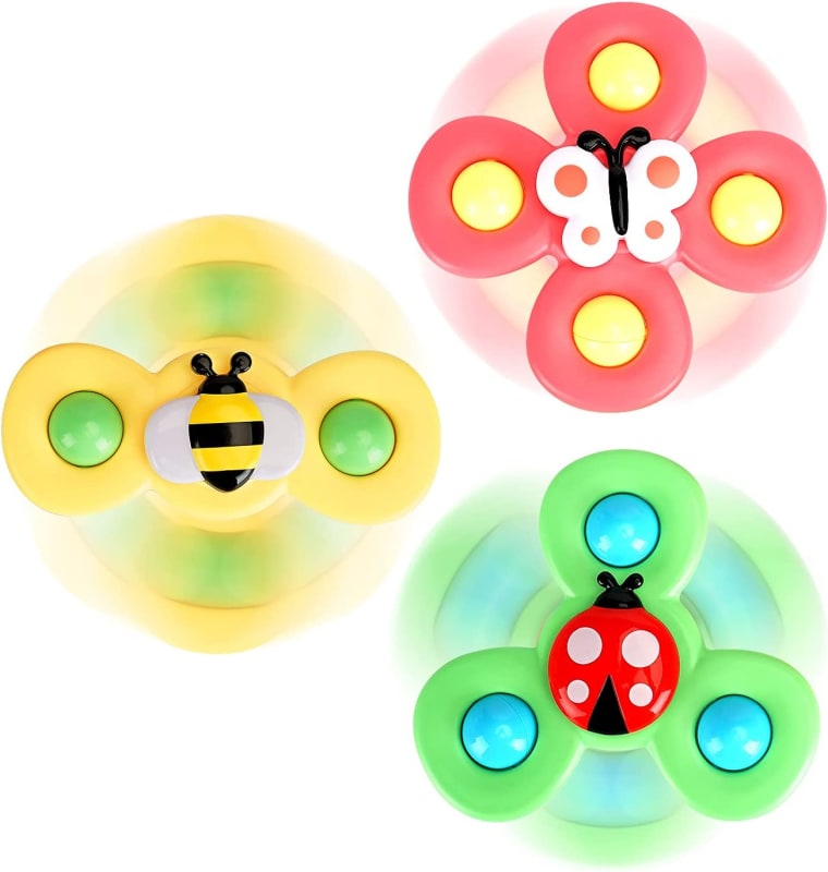 3PCS Suction cup spinner toys