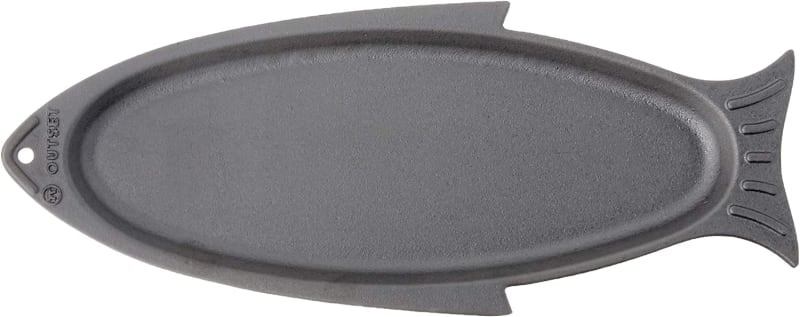 76376 Fish Cast Iron Grill and Serving Pan