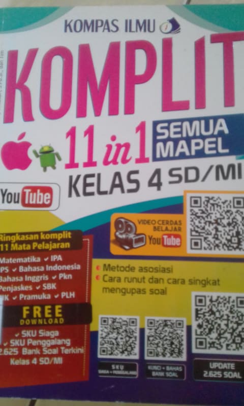 KOMPLIT 11 IN 1 SEMUA MAPEL KELAS 4 SD/MI