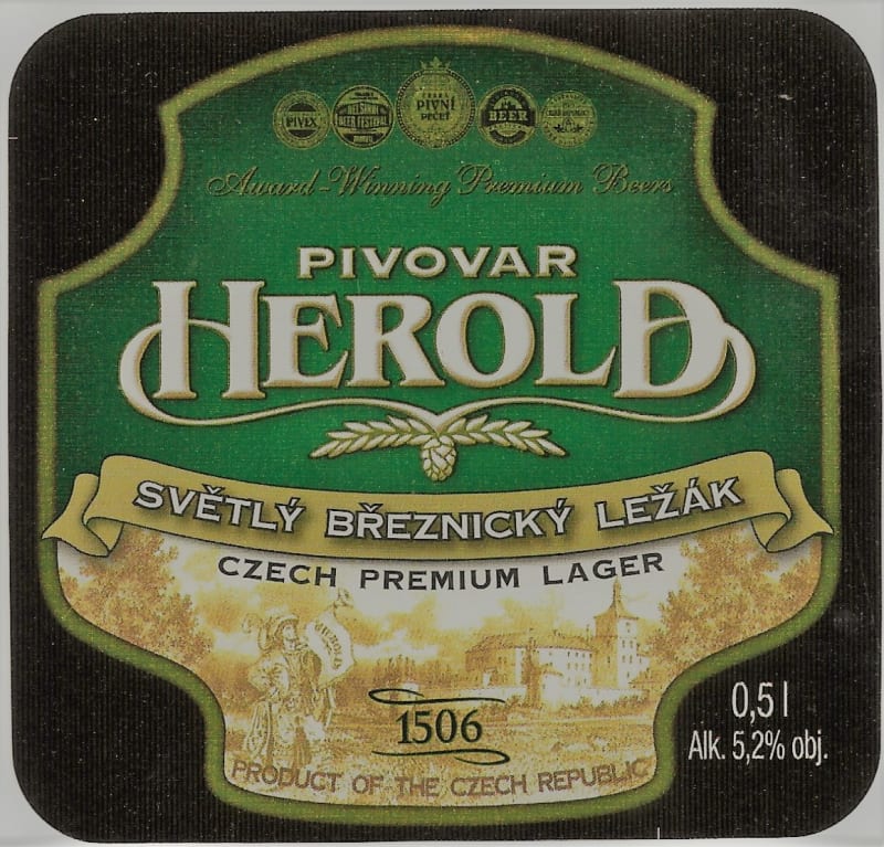 Herold Světlý Březnický ležák Etk. A