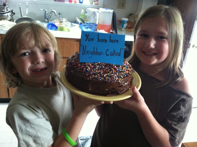 Greet new neighbours