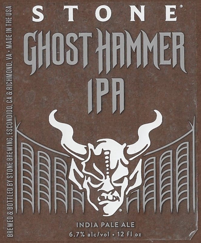 Stone Ghost hammer IPA