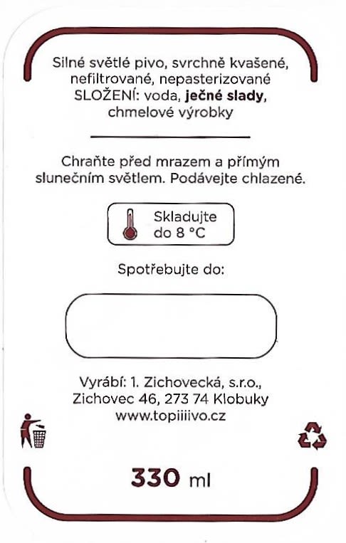 Zichovec 15 czech design week 330ml Etk. B