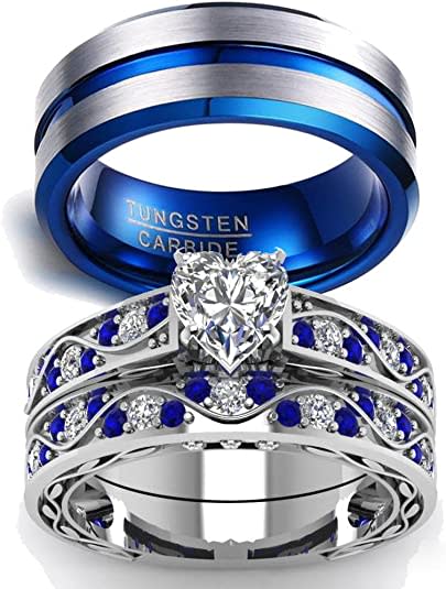 Tungsten Carbide Wedding Engagement Ring