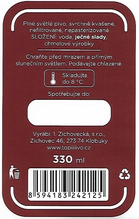 Zichovec 11 Goose ALE 330ml Etk. B