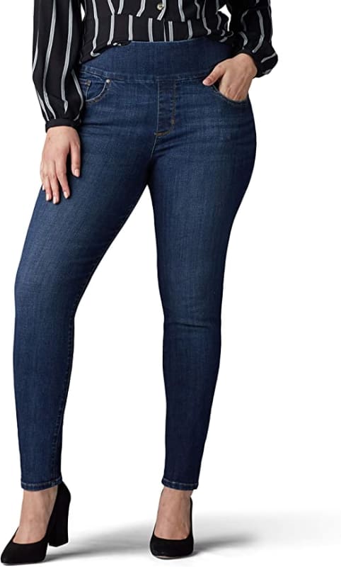 Women's Plus Size Sculpting Slim Fit Skinny Leg Pull on Jean