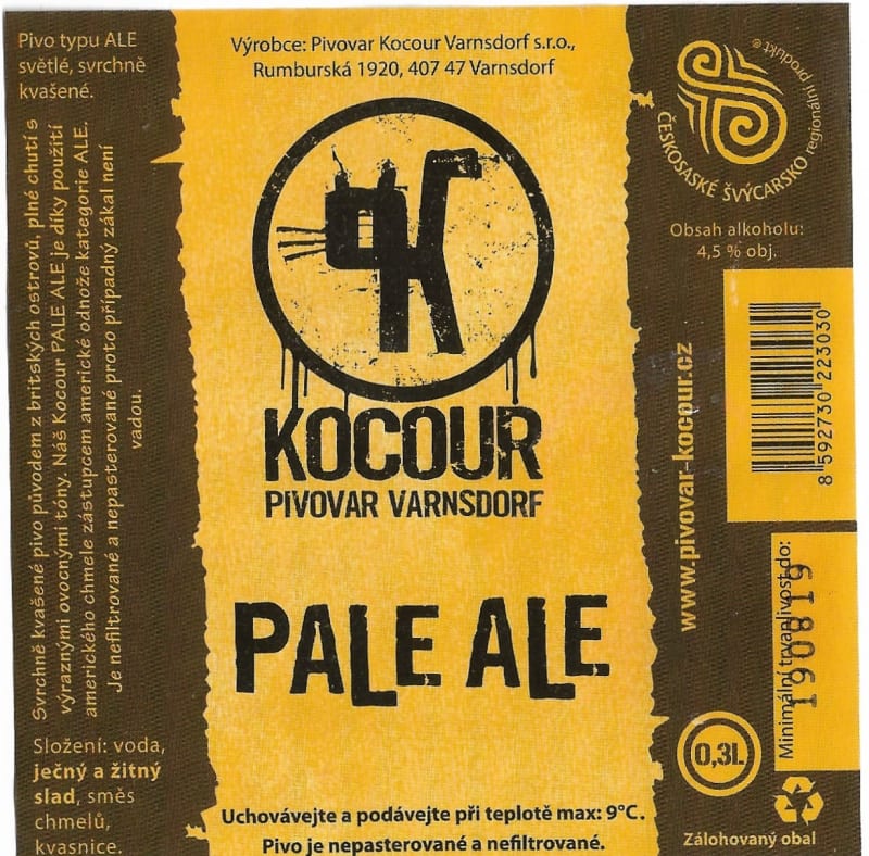 Kocour Pale ALE 0,3L