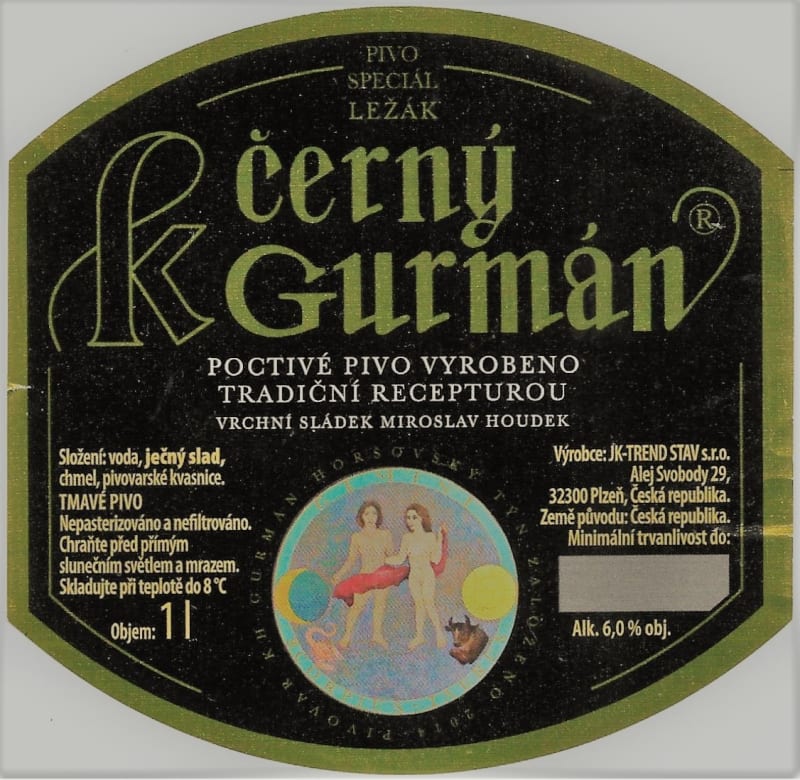 Gurmán černý Etk. A