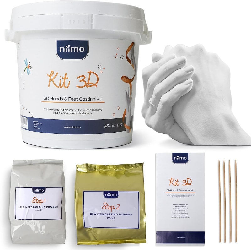 Plaster Hand Mold Casting Kit