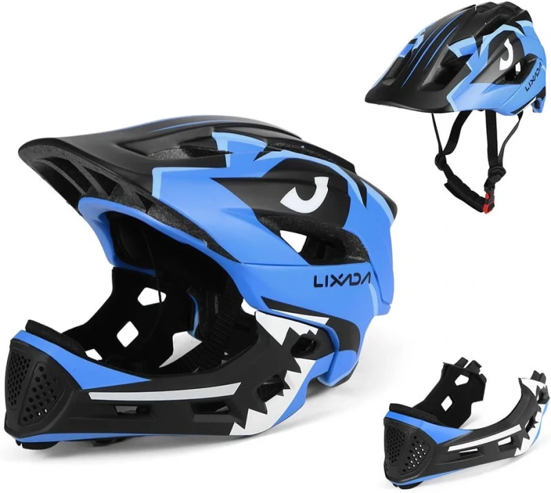 Adjustable Detachable Full Face Helmet for Cycling