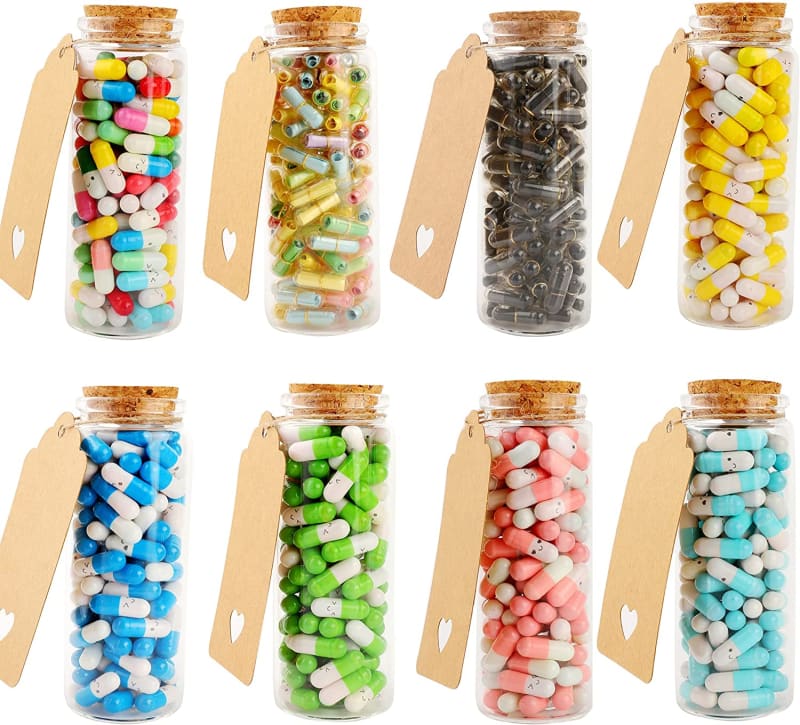 Capsule Letters Message In a Bottle