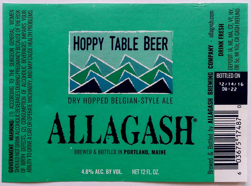 Allagash Hoppy Table Beer