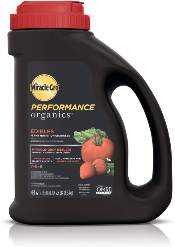 erformance Organics Edibles Plant Nutrition Granules