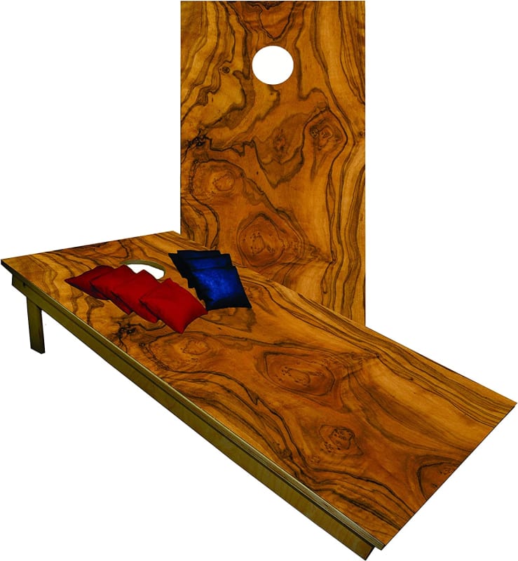 Premium Wooden Cornhole Board Set - 4'x2' Regulation Size Set