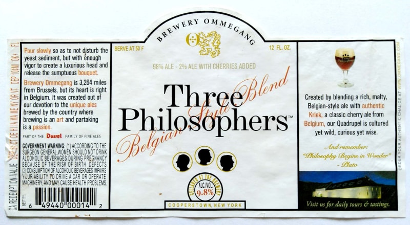 Ommegang Three Philosophers
