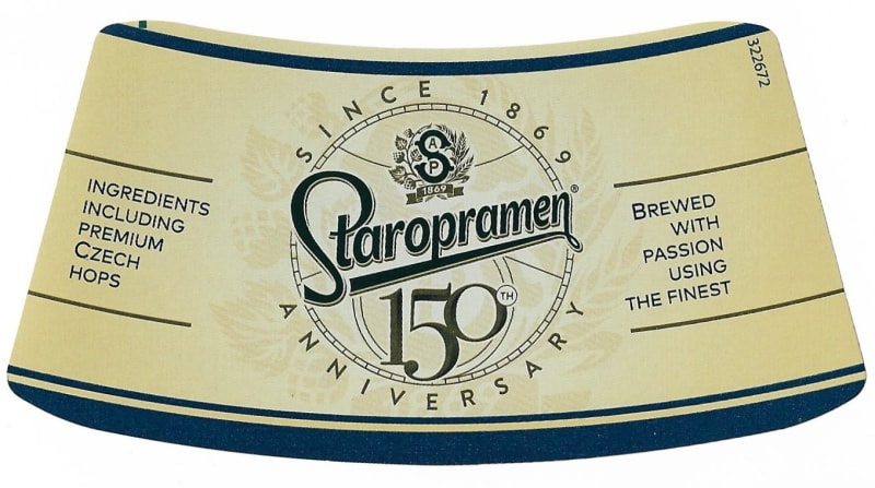 Staropramen Nealko 150 béžová Etk.C