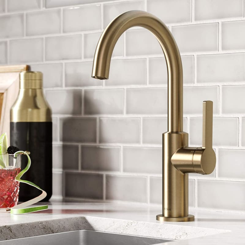 KPF-2822SFACB Oletto Single Handle Kitchen Bar Faucet