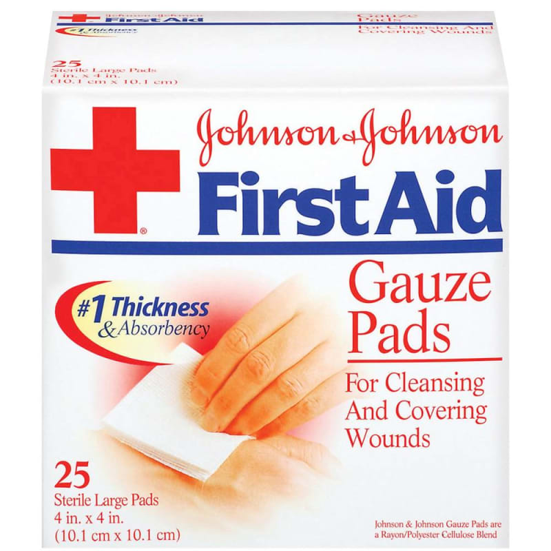 Sterile gauze pads