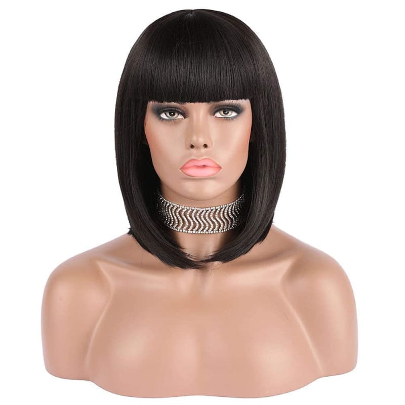 Short Black Bob Wigs