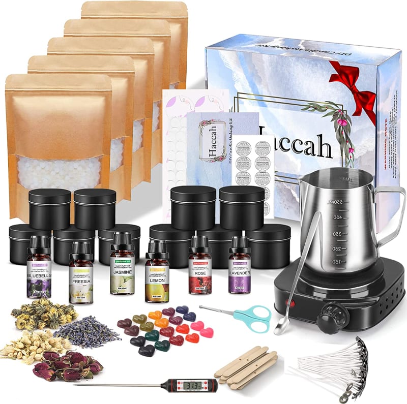Complete Candle Making Kit with Wax Melter