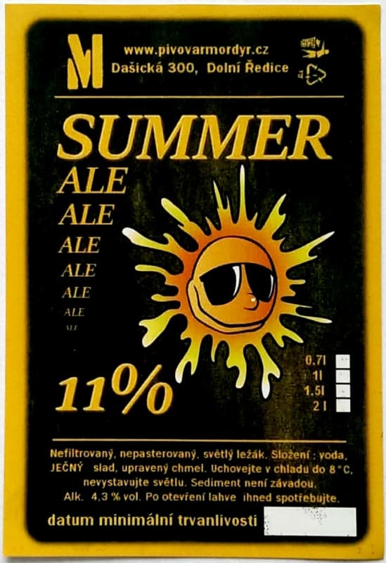 Mordýř Summer ALE 11 Etk.A