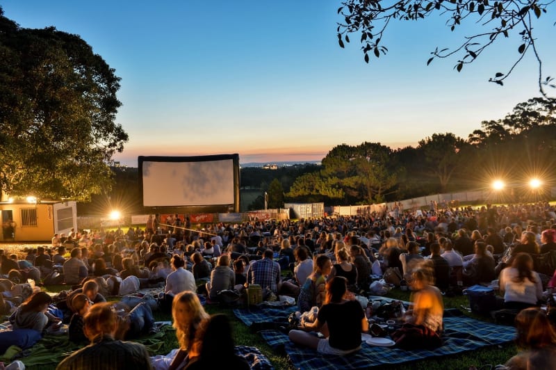 Outdoor cinema experience at Moonlight Cinema