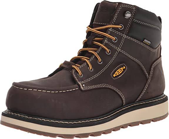KEEN Utility Men's Cincinnati 6” Waterproof Composite Toe Wedge Work Boots