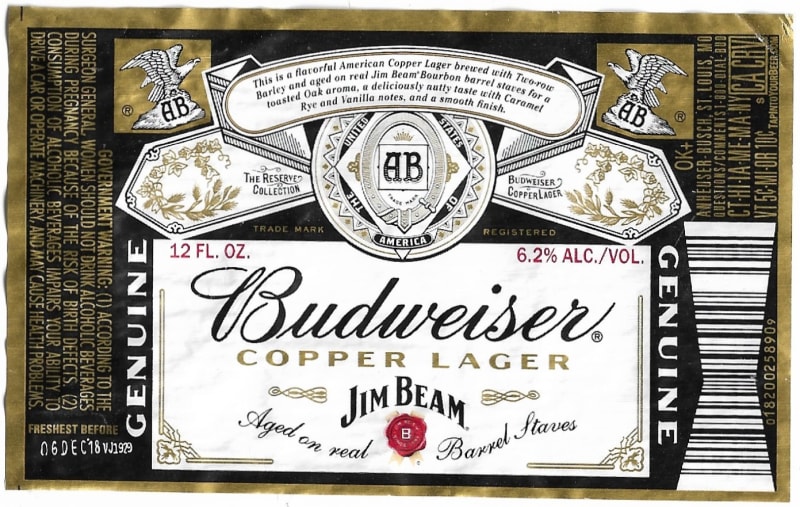 Budweiser Copper lager