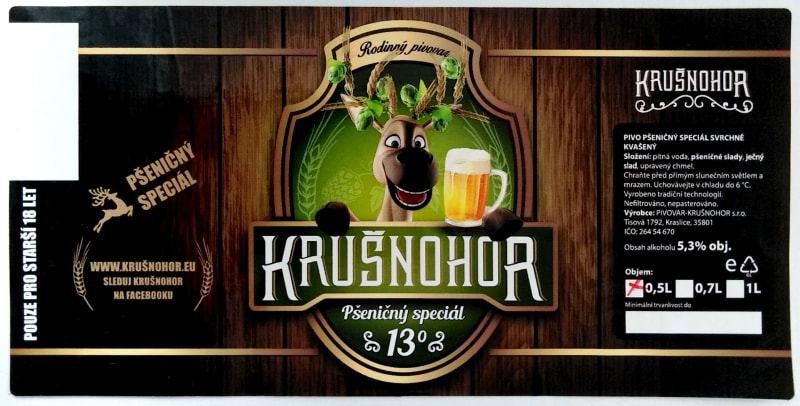 Krušnohor Pšeničný speciál 13