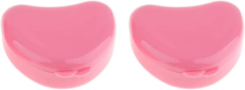 Menolana 2 Mouth Guard Case Plastic MouthGuard Storage Case Box,
