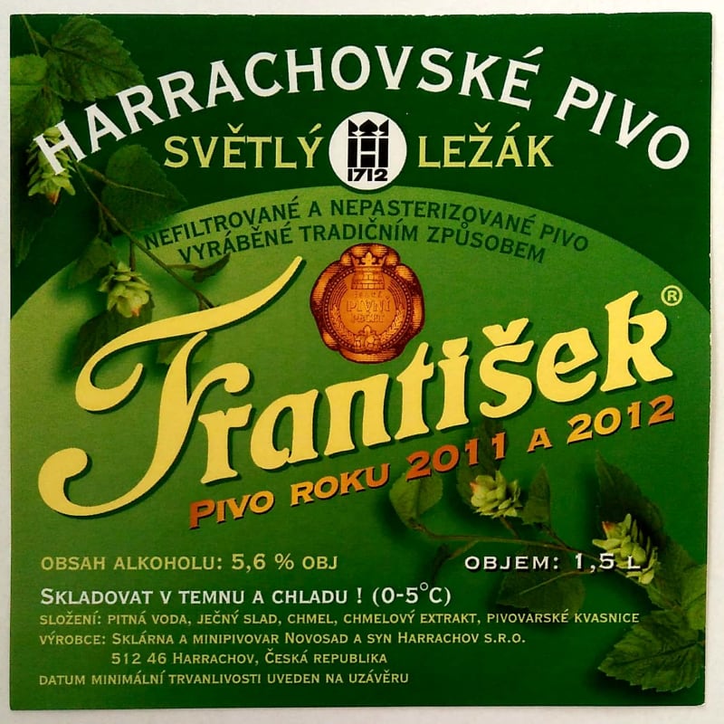 František světlý ležák 1,5l Etk. A