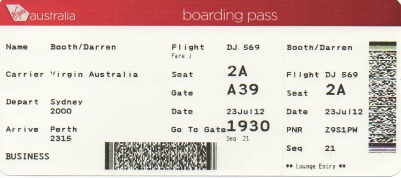 Boarding Pass