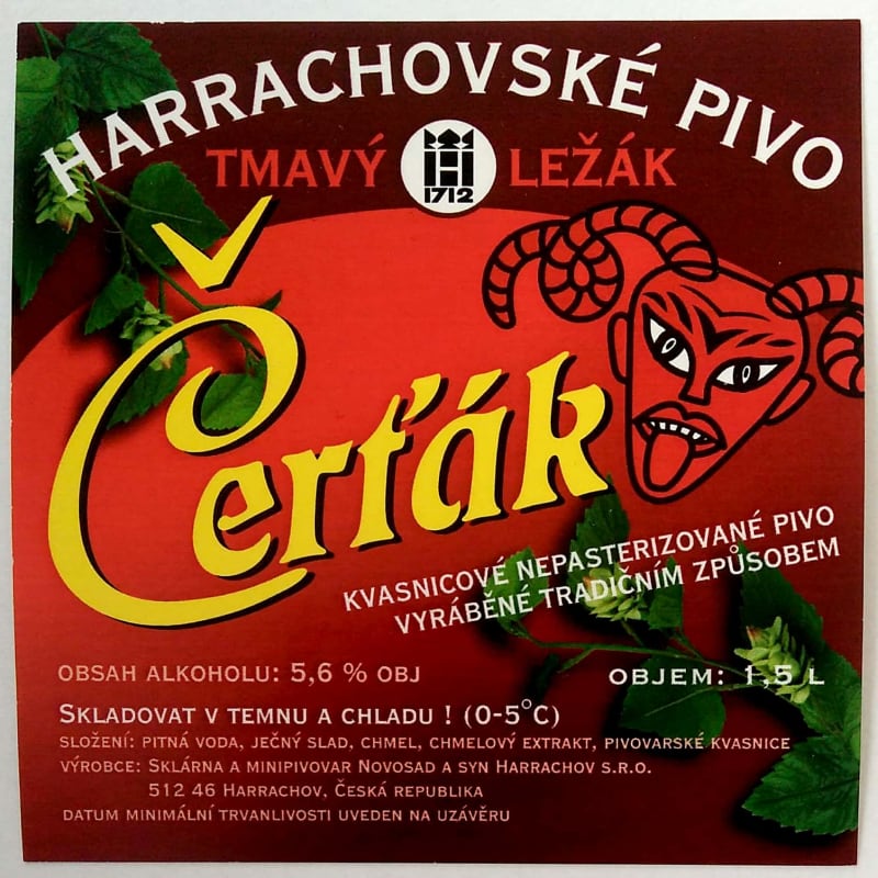 Čerťák tmavý ležák 1.5l Etk. A