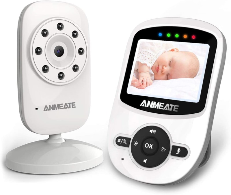Digital 2.4Ghz Wireless Video Monitor with Temperature Monitor
