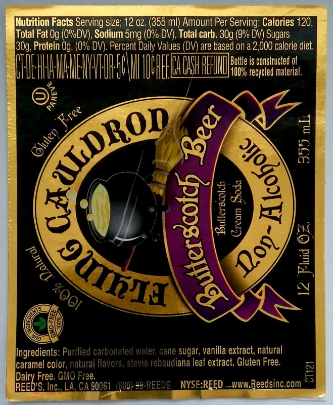 Reed's Butterscotch Beer