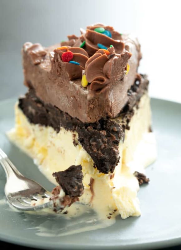 Chocolate ice cream cake