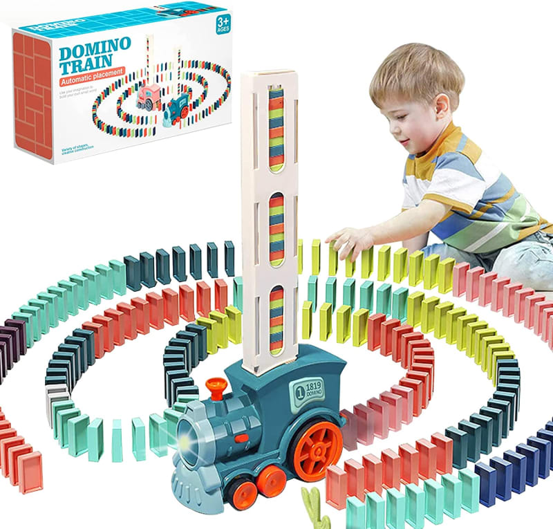 Domino Train Toy Set for Kids
