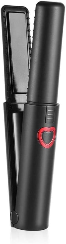 ZLMAY Hair Straightener USB Rechargeable Ceramic Vapor Hair Flat Iron Seam Hair Straightening Iron Curler Steamer Hair Styling Tool